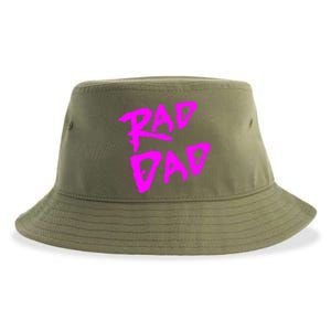 Rad Dad 80s Throwback Gift Sustainable Bucket Hat