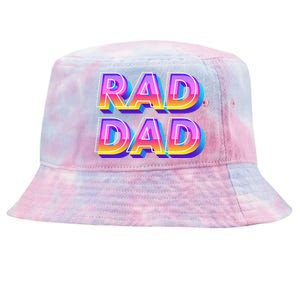 Rad Dad 80s Style Father's Day Gift Tie-Dyed Bucket Hat