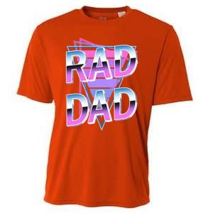 Rad Dad 80S Great Gift Cooling Performance Crew T-Shirt