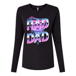 Rad Dad 80S Great Gift Womens Cotton Relaxed Long Sleeve T-Shirt