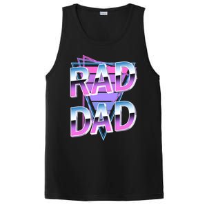 Rad Dad 80S Great Gift PosiCharge Competitor Tank