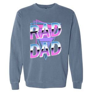 Rad Dad 80S Great Gift Garment-Dyed Sweatshirt