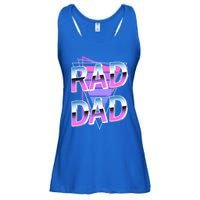 Rad Dad 80S Great Gift Ladies Essential Flowy Tank