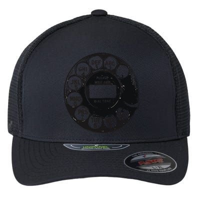 Rotary Dial 80sretro Flexfit Unipanel Trucker Cap