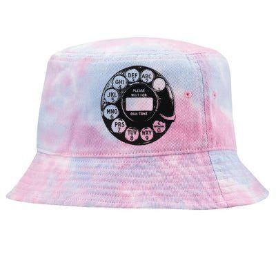 Rotary Dial 80sretro Tie-Dyed Bucket Hat