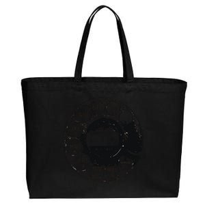 Rotary Dial 80sretro Cotton Canvas Jumbo Tote