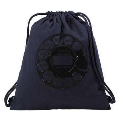 Rotary Dial 80sretro Drawstring Bag