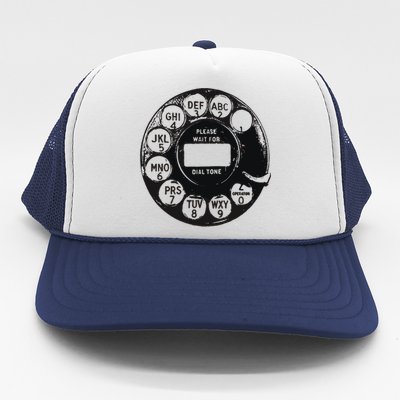 Rotary Dial 80sretro Trucker Hat