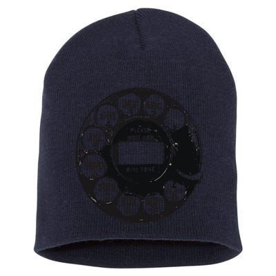 Rotary Dial 80sretro Short Acrylic Beanie