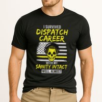 Retired Dispatcher 911 Thin Yellow Line Patriotic Performance Shirt