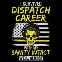 Retired Dispatcher 911 Thin Yellow Line Patriotic Toddler T-Shirt