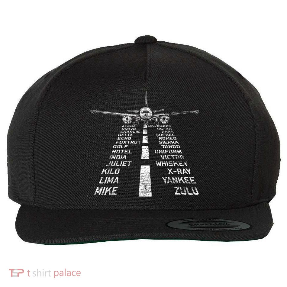 Retro Distressed Aviation Plane Pilot Wool Snapback Cap