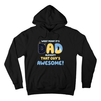 Retro Dad Alright That Guys Awesome Fathers Day Hoodie