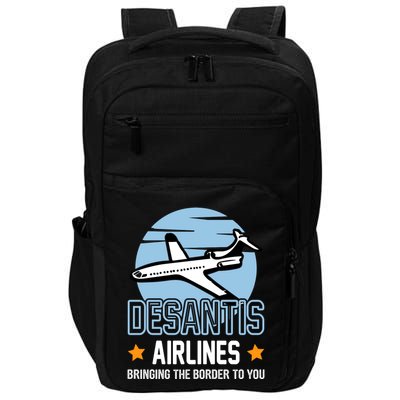 Retro Desantis Airlines Funny Impact Tech Backpack