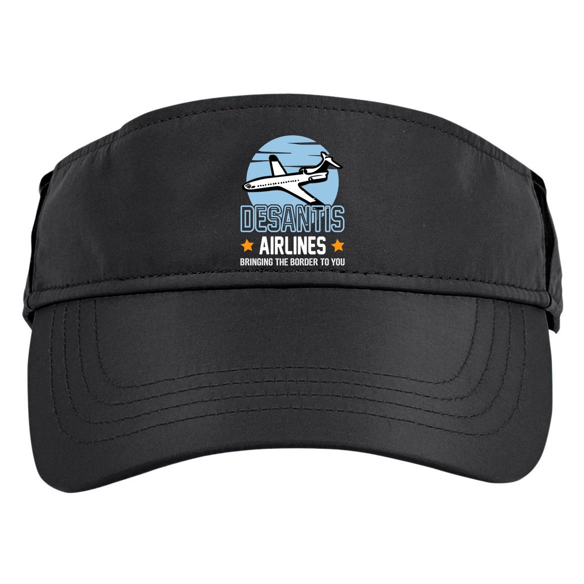 Retro Desantis Airlines Funny Adult Drive Performance Visor