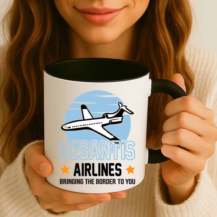 Retro Desantis Airlines Funny Mug