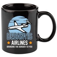 Retro Desantis Airlines Funny 11oz C Handle Ceramic Mug