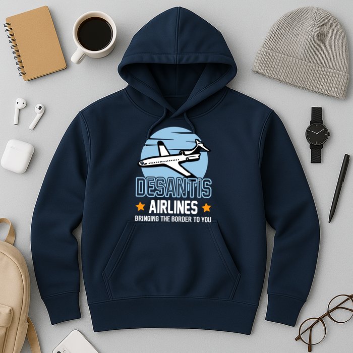 Retro Desantis Airlines Funny Hoodie