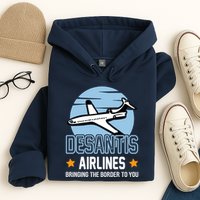 Retro Desantis Airlines Funny Hoodie