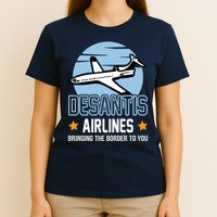 Retro Desantis Airlines Funny T-Shirt