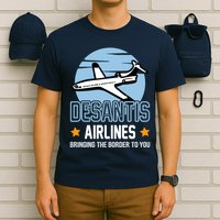 Retro Desantis Airlines Funny T-Shirt
