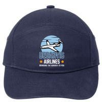Retro Desantis Airlines Funny 7-Panel Snapback Hat