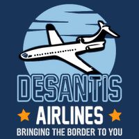 Retro Desantis Airlines Funny Drawstring Bag
