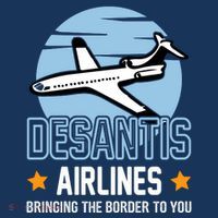 Retro Desantis Airlines Funny Cooling Performance Long Sleeve Crew