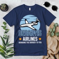 Retro Desantis Airlines Funny Premium T-Shirt