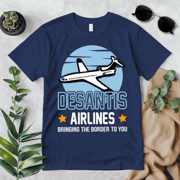 Retro Desantis Airlines Funny Premium T-Shirt