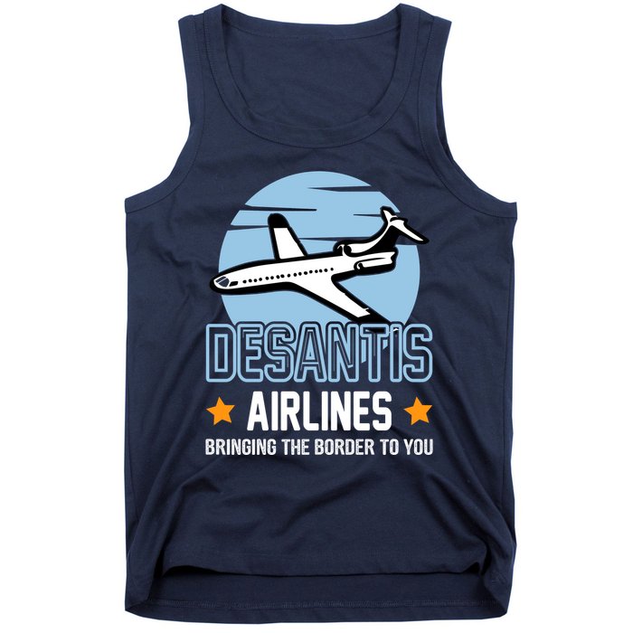 Retro Desantis Airlines Funny Tank Top