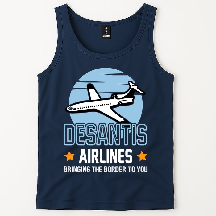 Retro Desantis Airlines Funny Tank Top