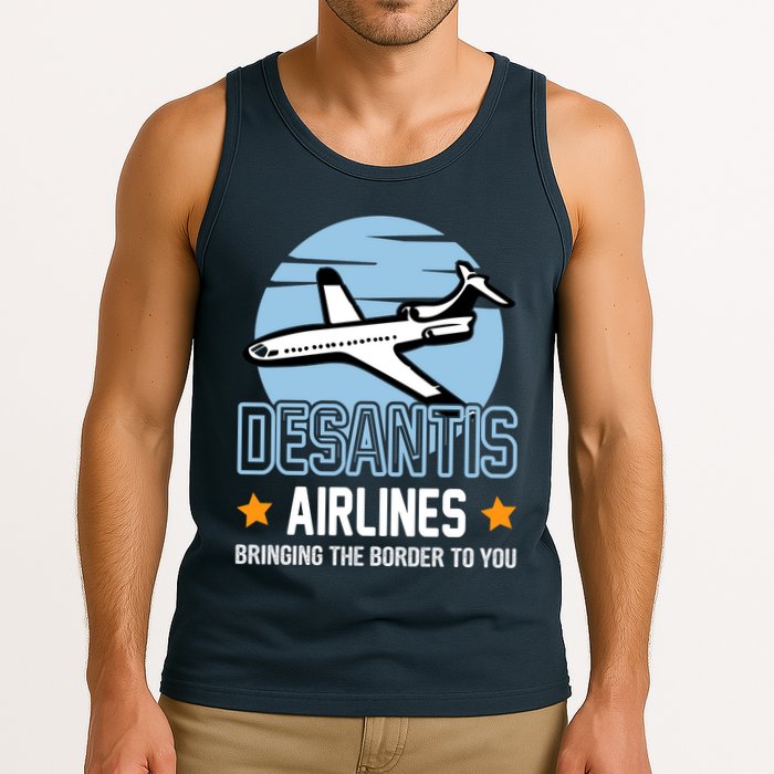 Retro Desantis Airlines Funny Tank Top