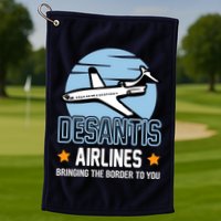 Retro Desantis Airlines Funny Golf Towel
