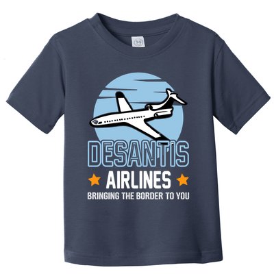 Retro Desantis Airlines Funny Toddler T-Shirt
