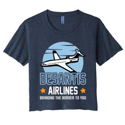 Retro Desantis Airlines Funny Crop Top