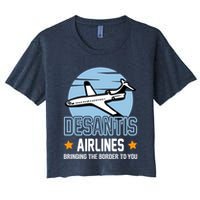 Retro Desantis Airlines Funny Crop Top