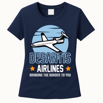 Retro Desantis Airlines Funny Womens T-Shirt