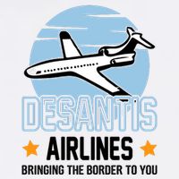 Retro Desantis Airlines Funny Garment-Dyed Sweatshirt