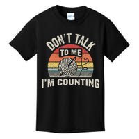 Retro DonT Alk O Me IM Counting Crochet Crocheting Kids T-Shirt