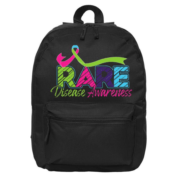 Rare Disease Awareness Rare Disease Day Warriors 2024 16 in Basic Backpack