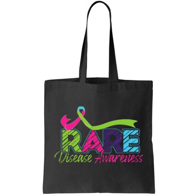 Rare Disease Awareness Rare Disease Day Warriors 2024 Tote Bag