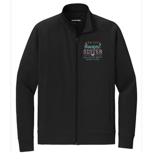 Rules Don't Apply To Me Youngest Adult 3 Sisters Matching Gift Stretch Full-Zip Cadet Jacket