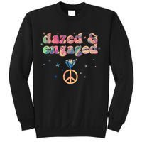 Retro Dazed And Engaged New Bride Wife Sweatshirt