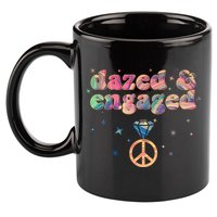Retro Dazed And Engaged New Bride Wife 11oz C Handle Ceramic Mug