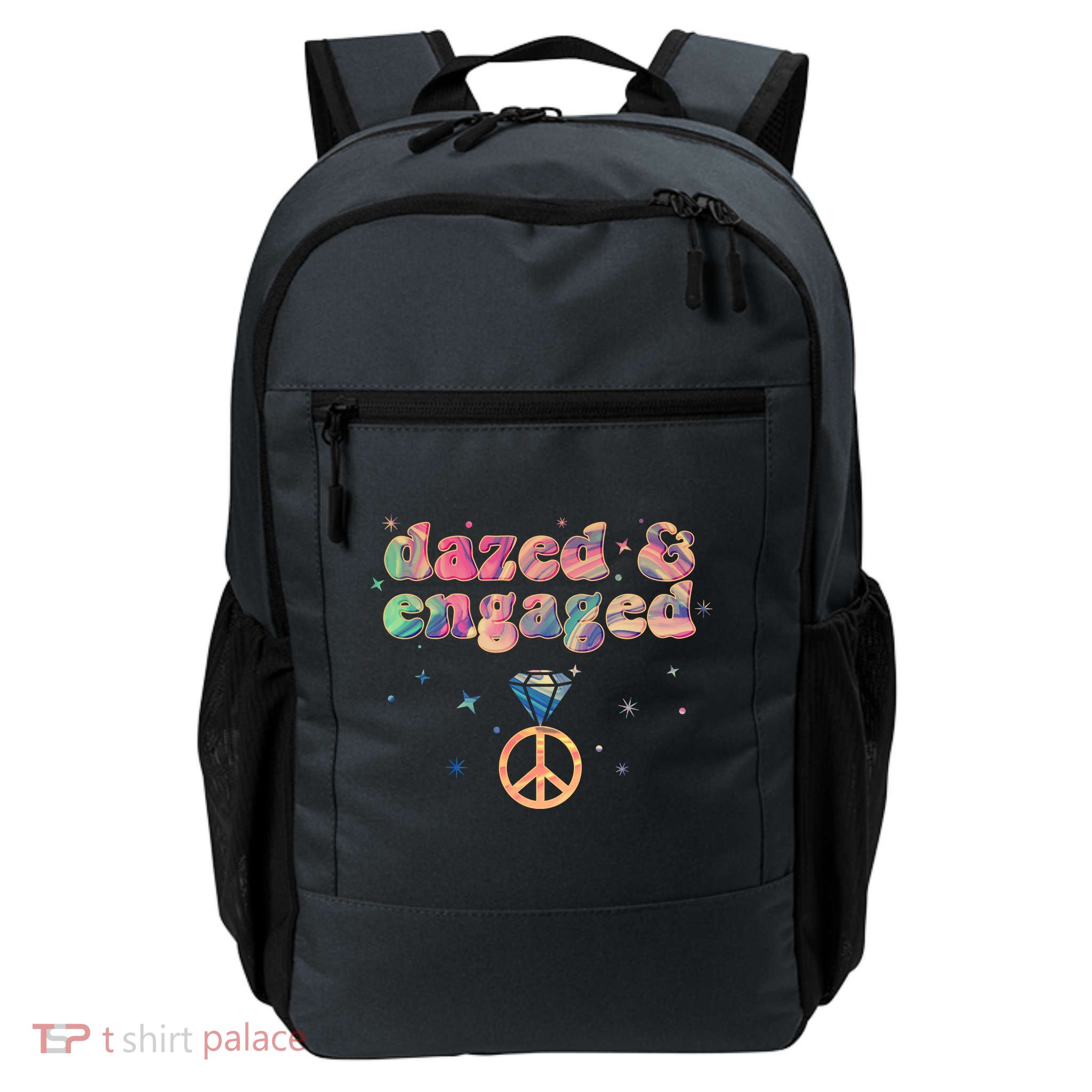 Retro Dazed And Engaged New Bride Wife Daily Commute Backpack