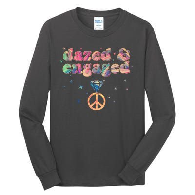 Retro Dazed And Engaged New Bride Wife Tall Long Sleeve T-Shirt