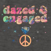 Retro Dazed And Engaged New Bride Wife Vector Backpack