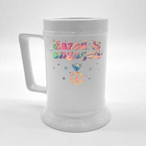 Retro Dazed And Engaged New Bride Wife Beer Stein