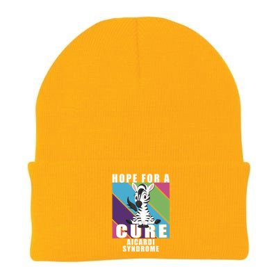 Rare Disease Awareness Day Hope Cure Aicardi Syndrome Funny Gift Knit Cap Winter Beanie